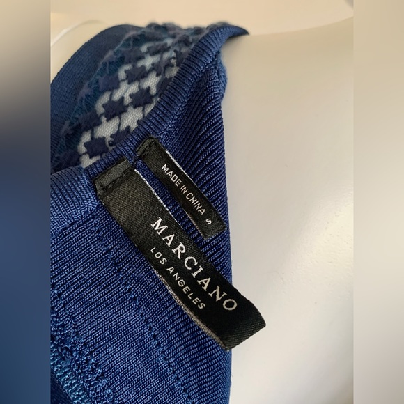 NWOT Marciano Jacy Bandage Dress in Aegean Blue - Picture 5 of 6